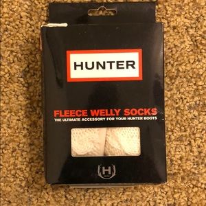 NWT hunter fleece socks for tall boots. Size M